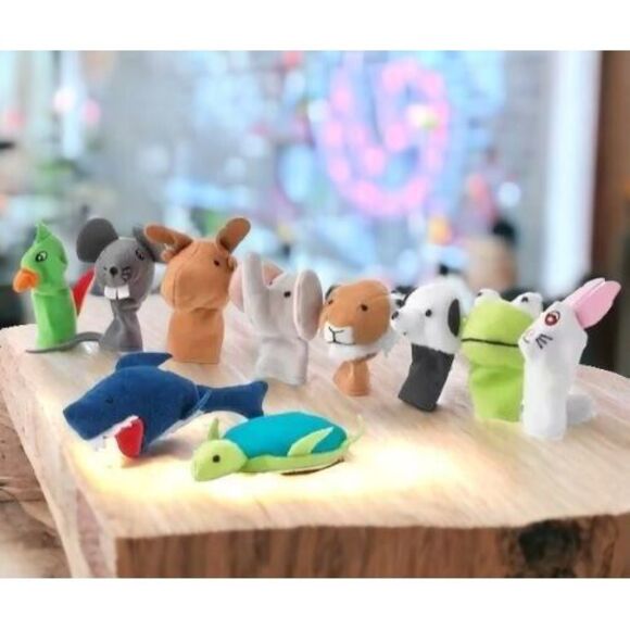 IKEA TITTA DJUR Finger Puppet - Mixed Colors/10 PACK - Picture 1 of 7
